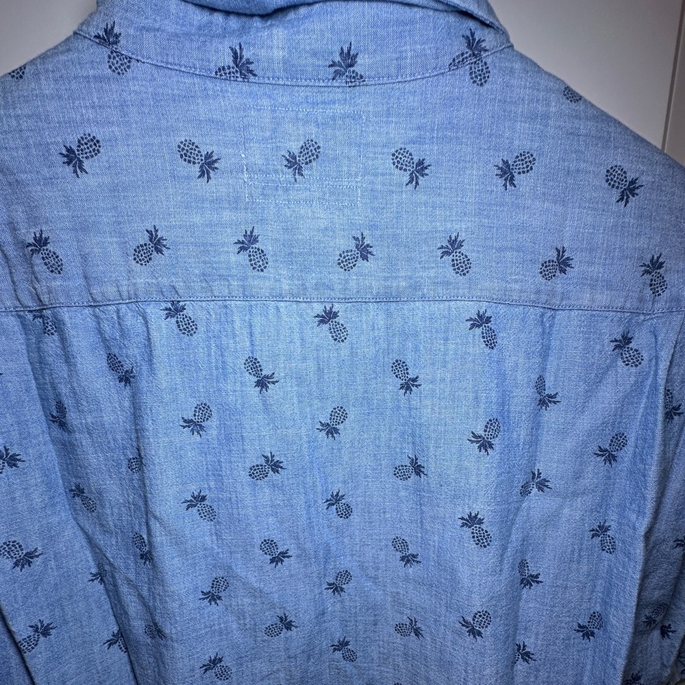 Bonobos - Pineapple Chambray Button Down Shirt, M… - image 4